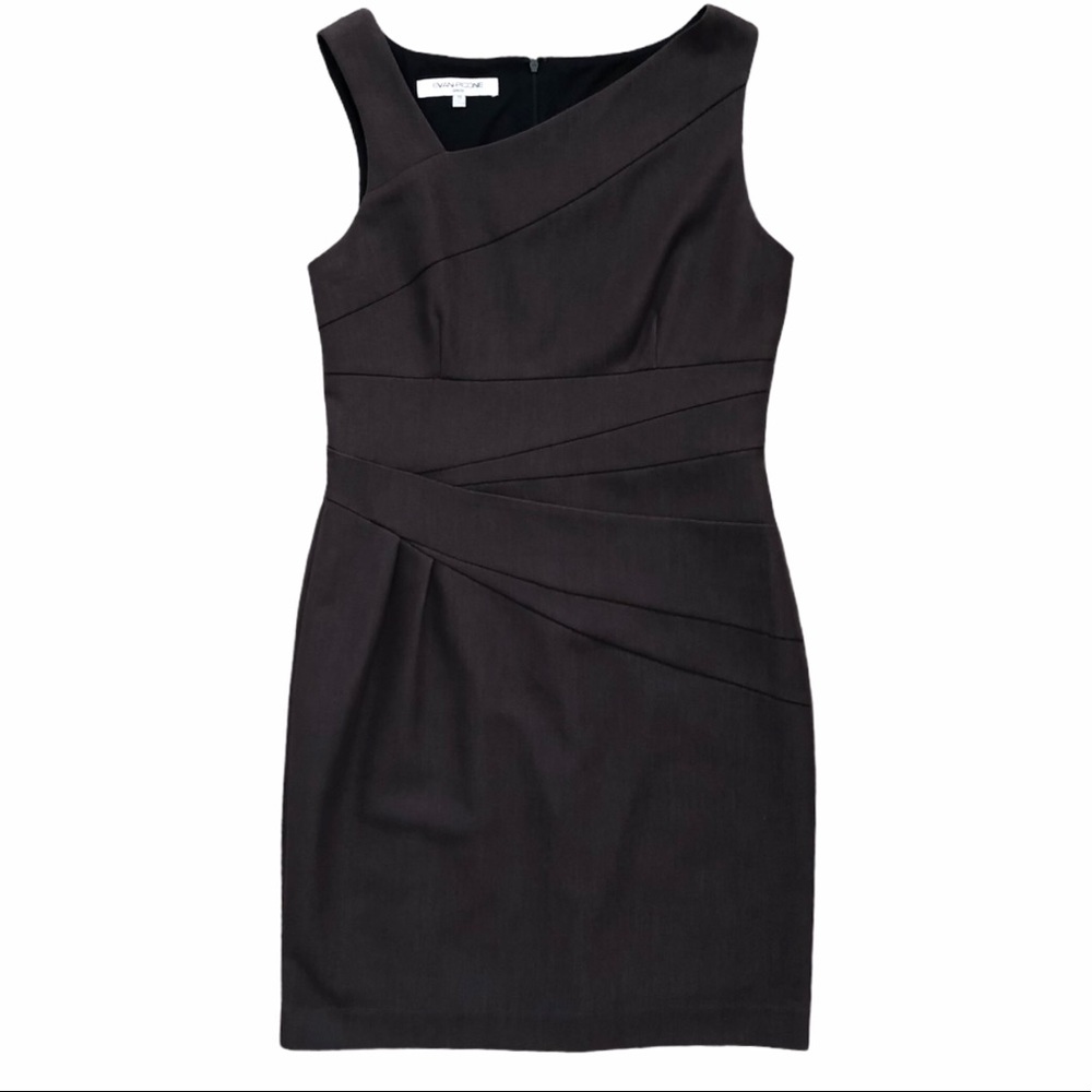 Evan Picone dark brown Sleeveless Dress